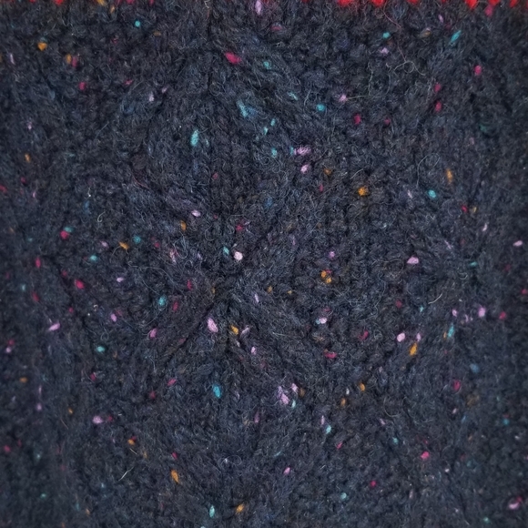 Knit By Hand America Collection 100% wool sweater long sleeve - Picture 4 of 8